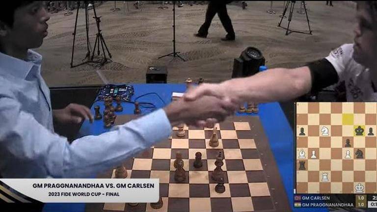 Magnus Carlsen beats R Praggnanandhaa in tiebreaker, wins Chess World Cup;  know how much money winner and runner-up will take home, chess-world-cup -2023-final-praggnanandhaa-vs-carlsen-result