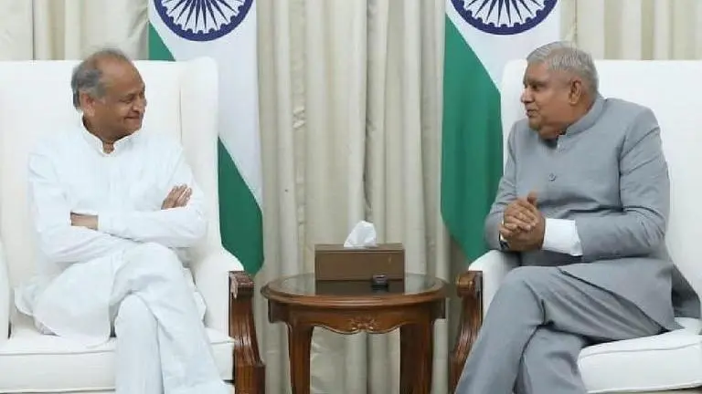 Not right to drag someone holding constitutional post into politics: Dhankhar slams Gehlot