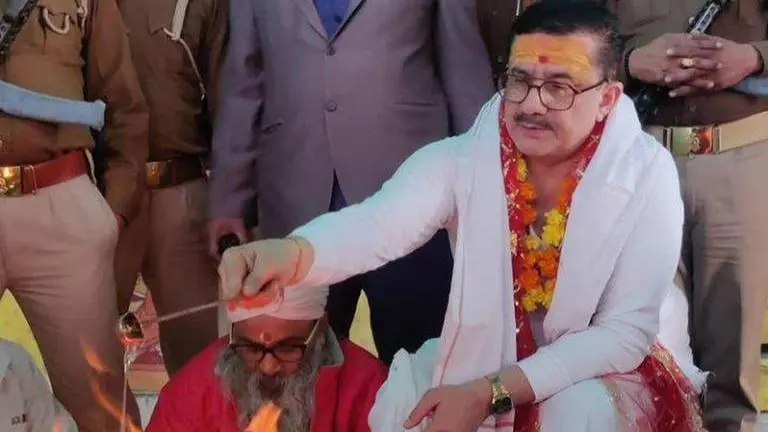Shia Waqf Board chief Wasim Rizvi converts to Hinduism, is now Jitendra Singh Tyagi Wasim Rizvi
