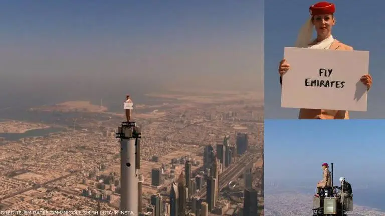 Who is Nicole Smith-Ludvik? Know the woman who stood on top of Burj Khalifa in Emirates ad Burj Khalifa