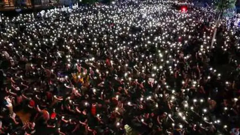 Thai pro-democracy demo outside German embassy