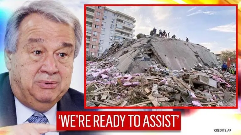 Turkey earthquake: UN secretary general 'saddened by loss of life', expresses condolences Turkey earthquake: UN secretary general "saddened by loss of life", offers condolences