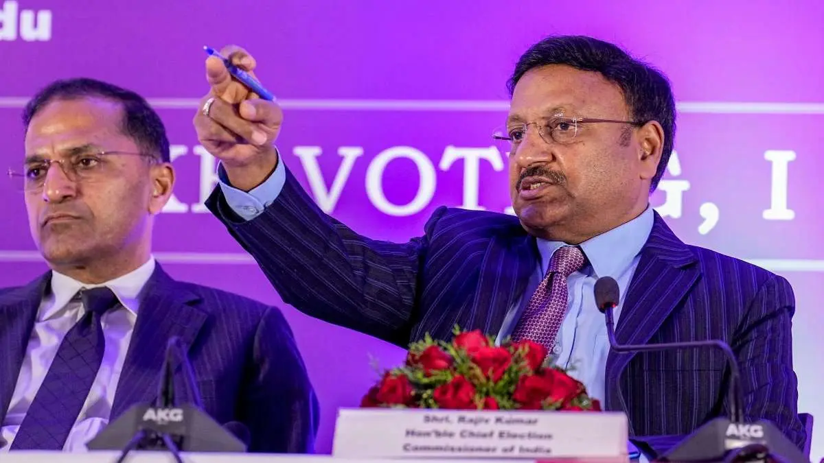 Chief Election Commissioner Rajiv Kumar