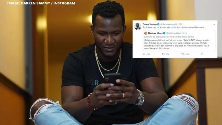 Darren Sammy blasts Indian fan on Twitter for downplaying controversial racist word Darren Sammy