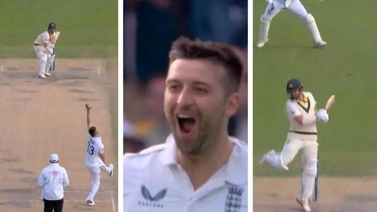WATCH: Mark Wood's lightning fast delivery leaves Travis Head bamboozled ENG vs AUS Ashes 2023