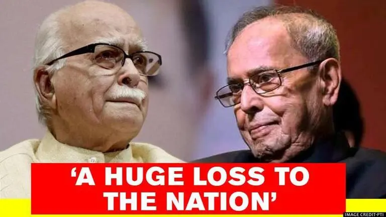 LK Advani deeply saddened by Pranab Mukherjee's demise; mourns the 'huge loss' LK Advani
