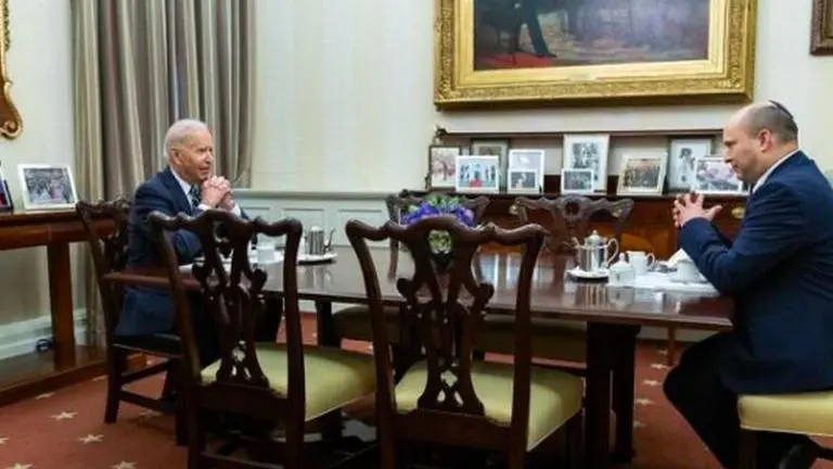Biden commits 'unwavering support' to Israel's security in meeting with PM Naftali Bennett Joe Biden
