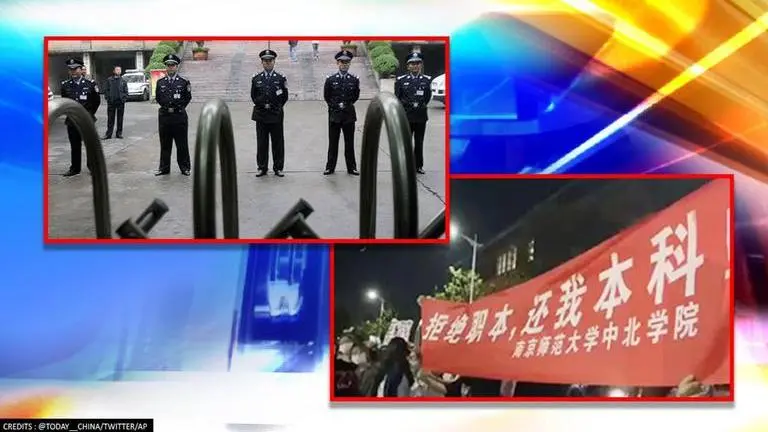 Chinese students hold principal hostage 'for more than 30 hours' during rare protest Chinese students