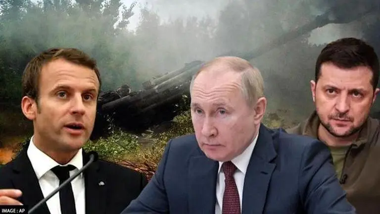 Macron asserts France wants to prevent Ukraine conflict from 'morphing into new world war' Macron