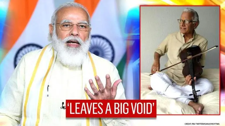 TN Krishnan's demise: PM Modi mourns loss of 'outstanding mentor to young musicians' Violinist TN Krishnan passes away: PM Modi offers his condolences