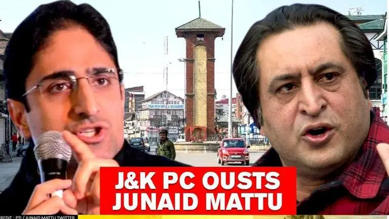 Sajad Lone's J&K People's Conference ousts former Srinagar Mayor Junaid Mattu from party J&K