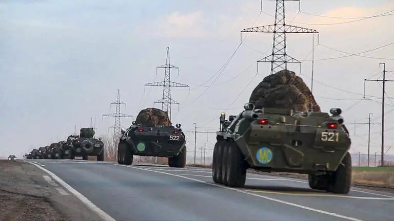 Russian peacekeepers deployed in Nagorno-Karabakh conflict zone: Military Russian peacekeepers