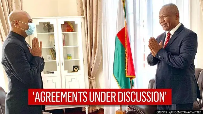 Indian ambassador calls on Madagascar PM to 'review the progress' in bilateral ties Indian