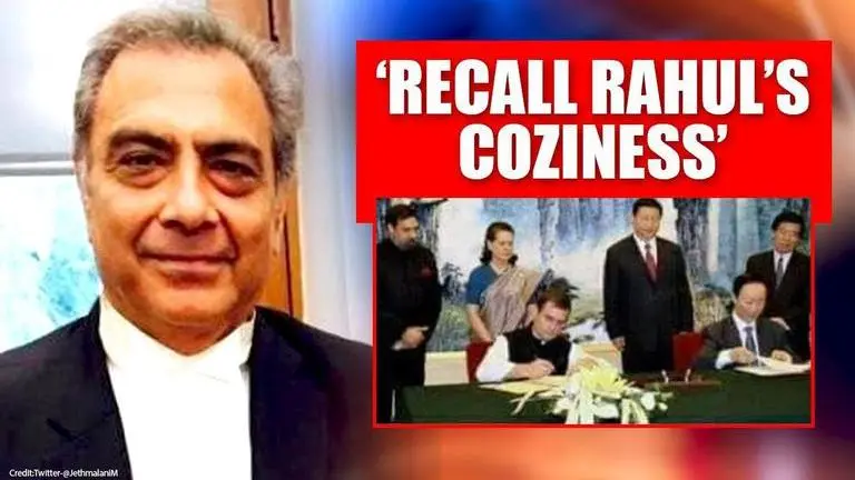 'Rahul signed 2008 Congress-China memo with covert intelligence wing of CCP': Jethmalani Mahesh Jethmnalani