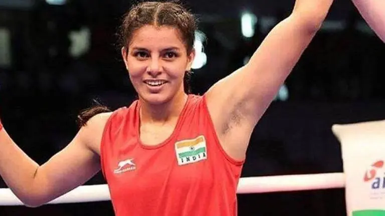 Sakshi Chaudhary advances to quarters of boxing's Asian Olympic Qualifiers Sakshi Chaudhary