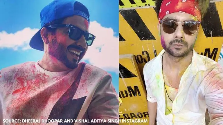 See how Dheeraj Dhoopar, Vishal Aditya Singh and other television actors celebrated Holi Dheeraj Dhoopar