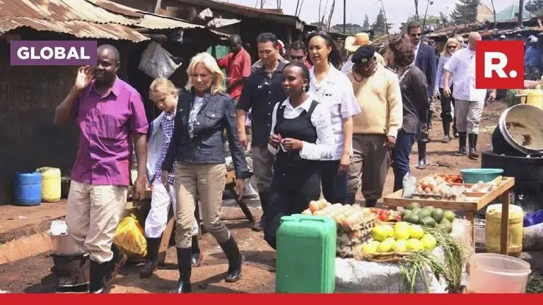 Jill Biden makes 6th visit to Africa, her 1st as first lady Jill Biden