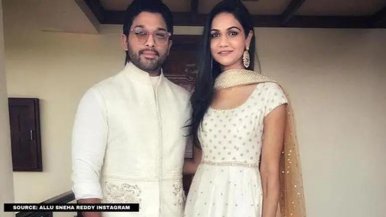 Allu Arjun pens romantic note for his wife Allu Sneha on her birthday Allu Arjun