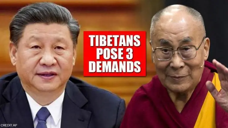 2 Tibetans march from Manali to Delhi against China; 'return Panchem Lama' among 3 demands Tibetan