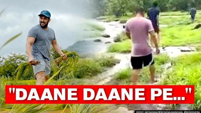 'Jai jawan, jai kissan': Salman Khan enjoys a trip to the fields near his Panvel farmhouse 'Jai jawan, jai kissan': Salman Khan overjoyed on stepping into fields near farmhouse