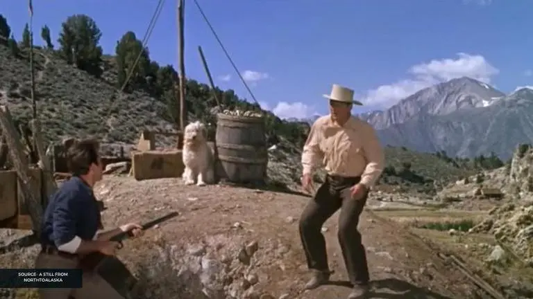 north to alaska shooting location