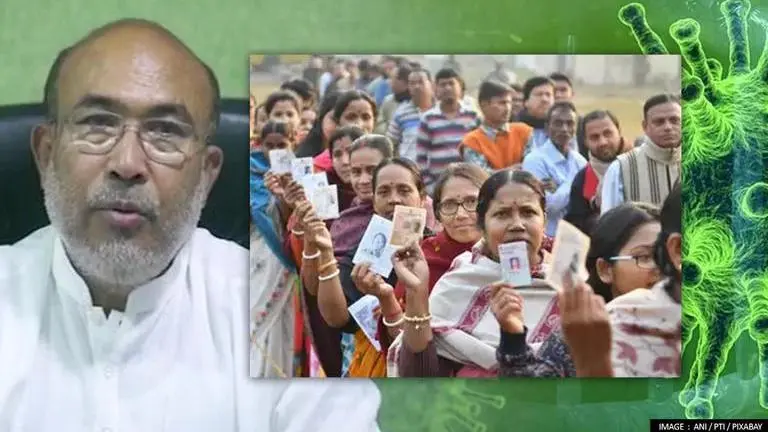 Manipur elections: CM Biren Singh assures to maintain COVID SOPs & follow EC's guidelines Manipur Election 2022