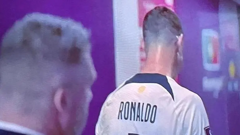 Cristiano Ronaldo in tears after Morocco beats Portugal in FIFA World Cup