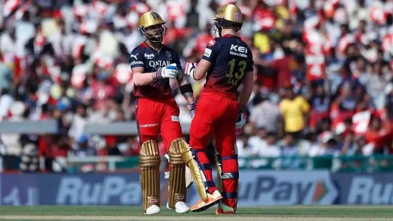 RCB vs PBKS: Virat Kohli and Faf du Plessis create new record in Mohali Virat Kohli-Faf du Plessis