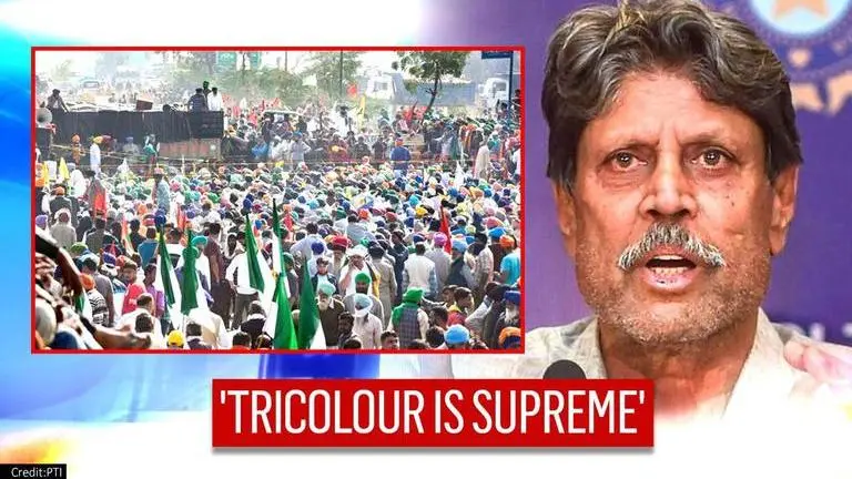 Kapil Dev calls for resolution of Govt-farmers impasse; asserts 'Tricolour is supreme' Kapil Dev
