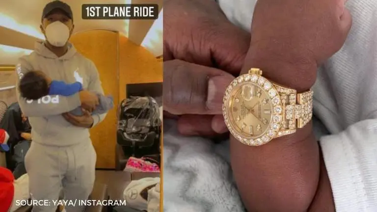 Floyd Mayweather buys new-born grandson an expensive Rolex: See pics floyd mayweather