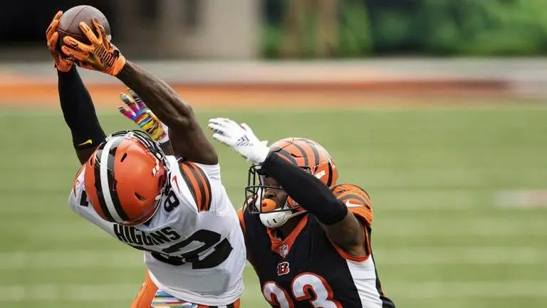 WR Higgins grabs chance to play more for Browns with OBJ out