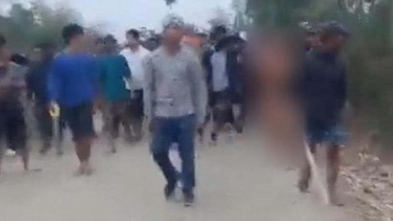 Manipur Sickening Video Of Barbaric Mob Parading Women Naked