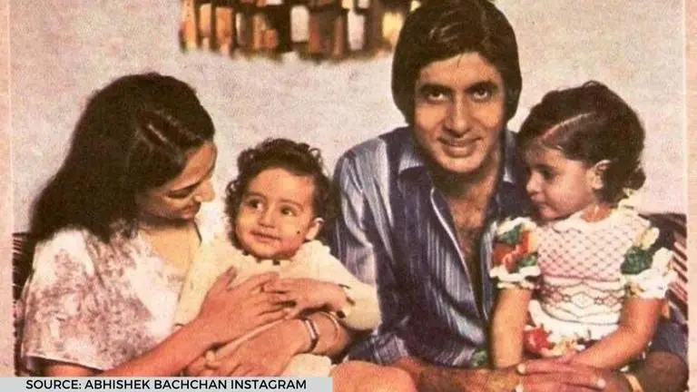 Unseen Pic of the Day: Young Abhishek's picture with mom and sister is too cute to miss abhishek bachchan
