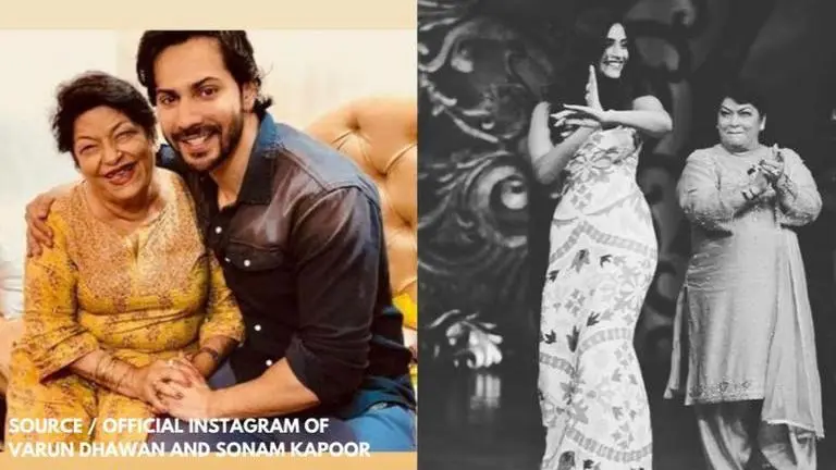 'Blessed to have you': Varun Dhawan, Sonam Kapoor pay tribute to Saroj Khan Saroj Khan
