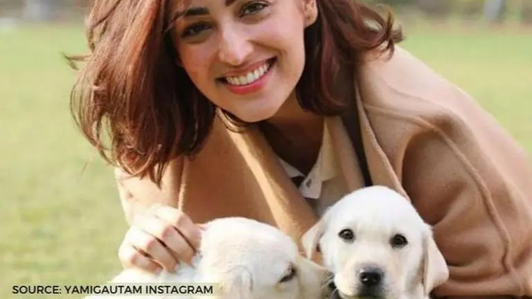 Yami Gautam loves spending time with her 'paww-dorable, furry friends" Yami Gautam