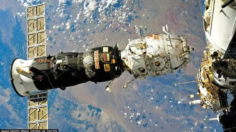 International Space Station to house Russian movie crew by relocating Soyuz spacecraft International Space Station
