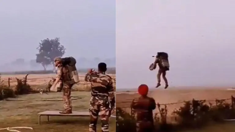 Indian Army get wings! Para SF test jetpack suit at Army Airborne Training School in Agra