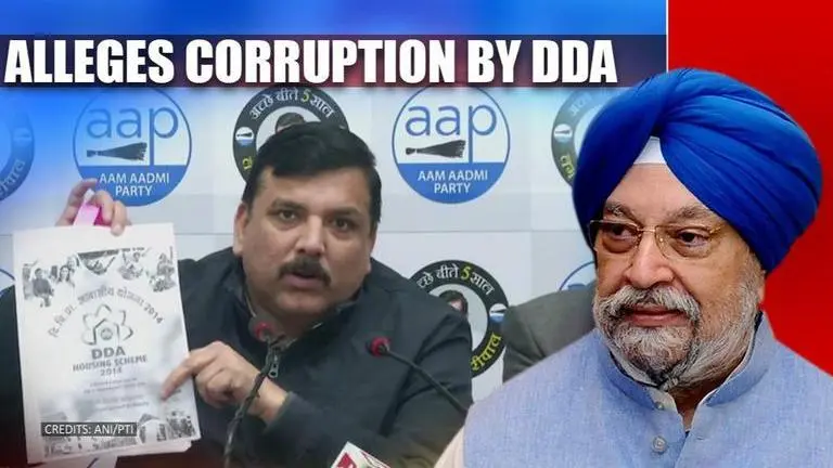 'Inflated cost 3x': AAP's Sanjay Singh alleges scam in DDA housing scheme, targets HS Puri AAP