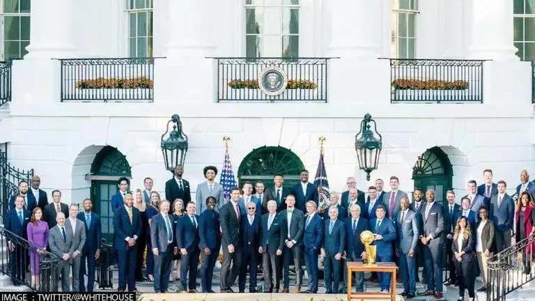 Sepolia to White house: Giannis Antetokounmpo along with Milwaukee Bucks visit White house Giannis Antetokounmpo, Milwaukee Bucks visit White House