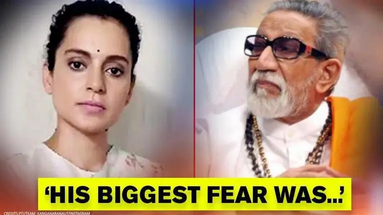 Kangana Ranaut invokes Sena founder Balasaheb Thackeray, slams 'gutbandhan' alliance MVA Kangana Ranaut