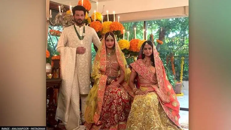 Anil Kapoor shares adorable throwback pics of Sonam & Rhea, says 'miss you little extra' Anil Kapoor, Sonam Kapoor, Rhea Kapoor