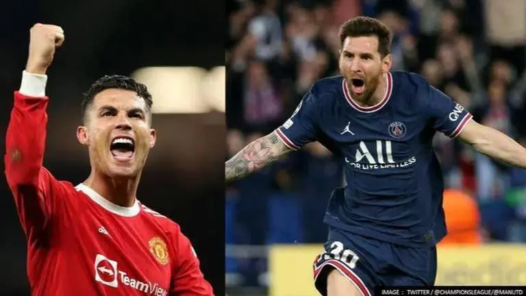 Cristiano Ronaldo vs Lionel Messi: Who scored more goals, who had more assists in 2021-22? Cristiano Ronaldo, Lionel Messi, Manchester United, Cristiano Ronaldo vs Lionel Messi, Messi vs Ronaldo goals, messi vs ronaldo 2022 stats, messi