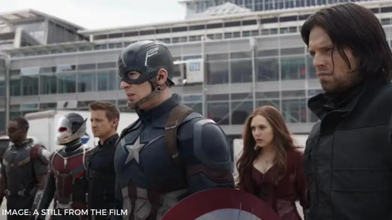 'Captain America Civil War' deleted scene has Bucky taking on Rhodey with Steve's shield Captain America Civil War