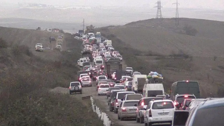 Kalbajar residents burn homes before Azerbaijan handover