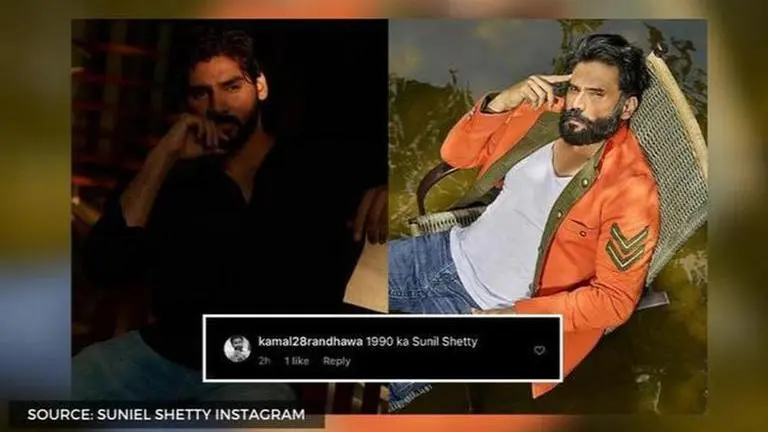 Suniel Shetty posts a picture of son Ahan Shetty, fans say 'I thought it was you' Suniel Shetty