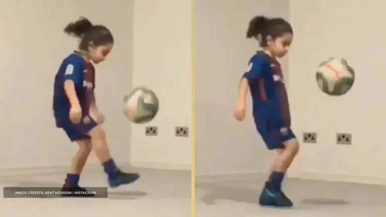 Arat Hosseini stuns social media, Lionel Messi superfan flawlessly performs 3,000 kick-ups Arat Hosseini