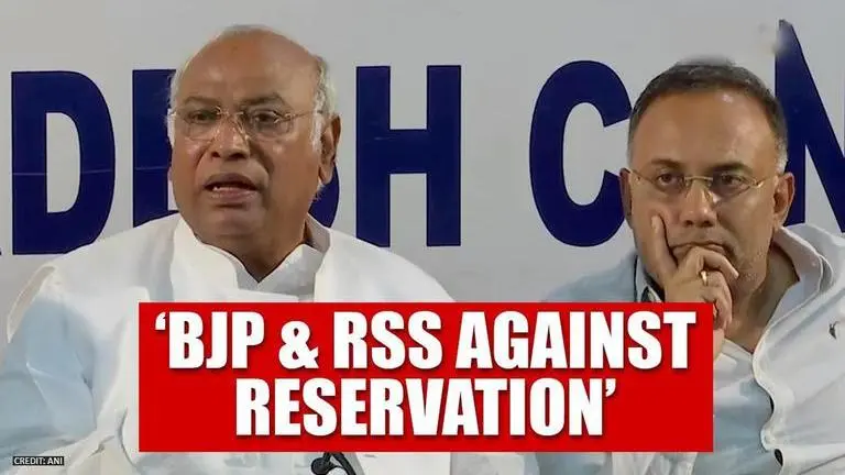 Mallikarjun Kharge slams BJP-led Centre over SC's verdict on reservation in promotion Mallikarjun