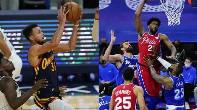 NBA scores: 76ers trump Lakers 107-106, Warriors win two in a row, Harden stars for Nets nba scores