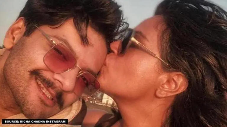 Ali Fazal shares picture wearing suit and Richa Chadha cannot stop gushing Ali Fazal