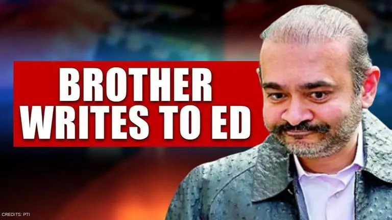 Nirav Modi's younger brother writes to ED, offers to cooperate in the PNB fraud case Nirav Modi